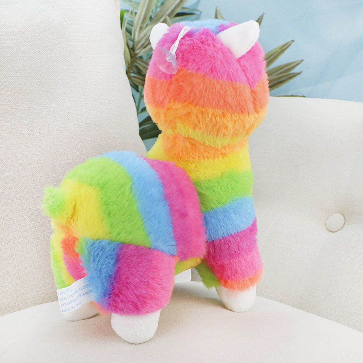 Цветная альпака, 22 см (Неоновый) от plush.team