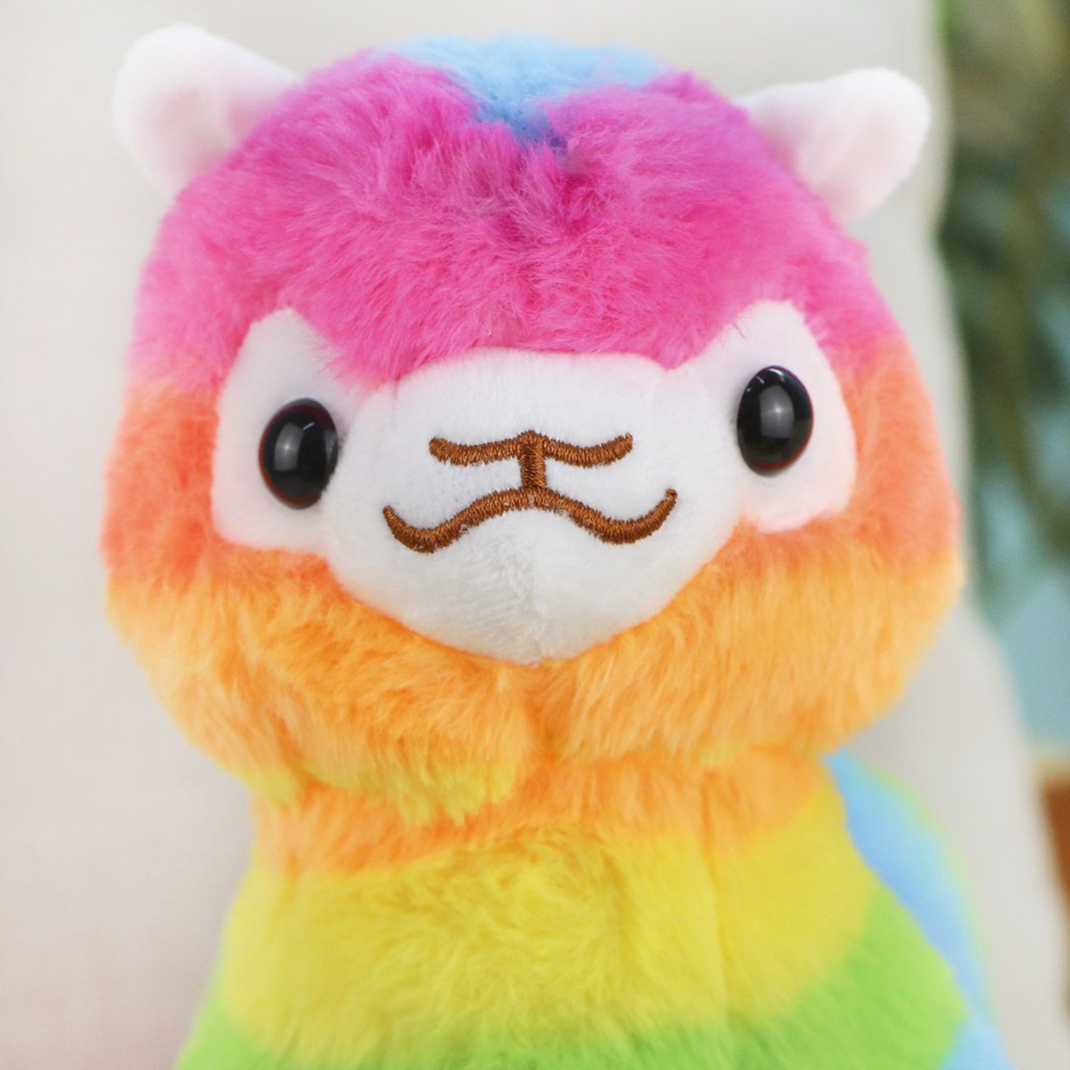 Цветная альпака, 22 см (Неоновый) от plush.team