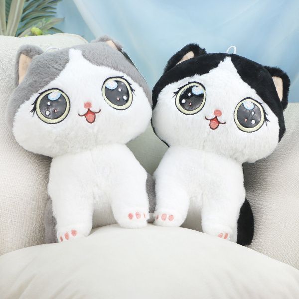 фото игрушки Кот с большими глазами, 27 см