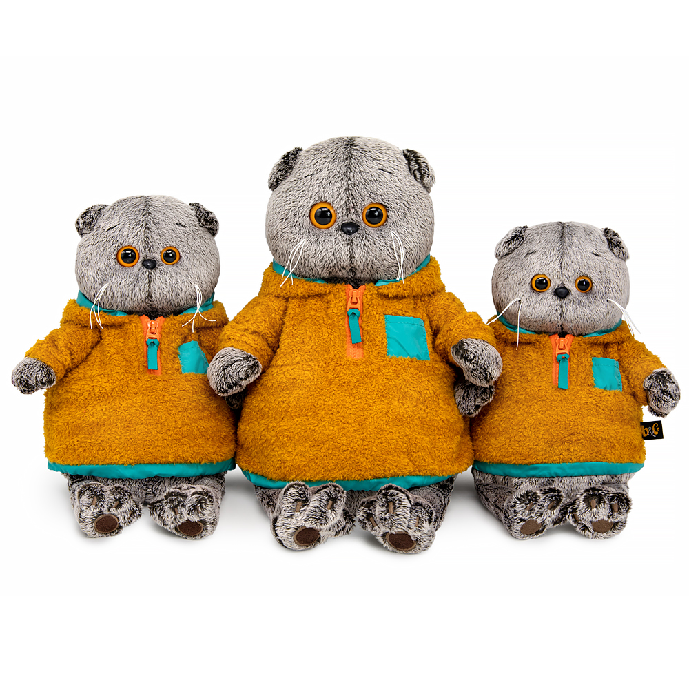 Игрушка Кот Басик в анораке от plush.team