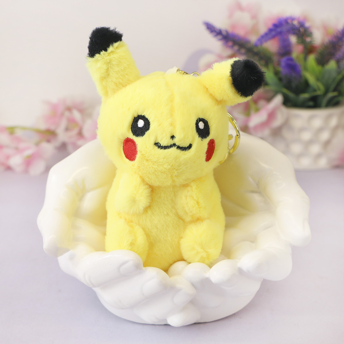 Брелок мягкий желтый Пика 1, 11 см от plush.team
