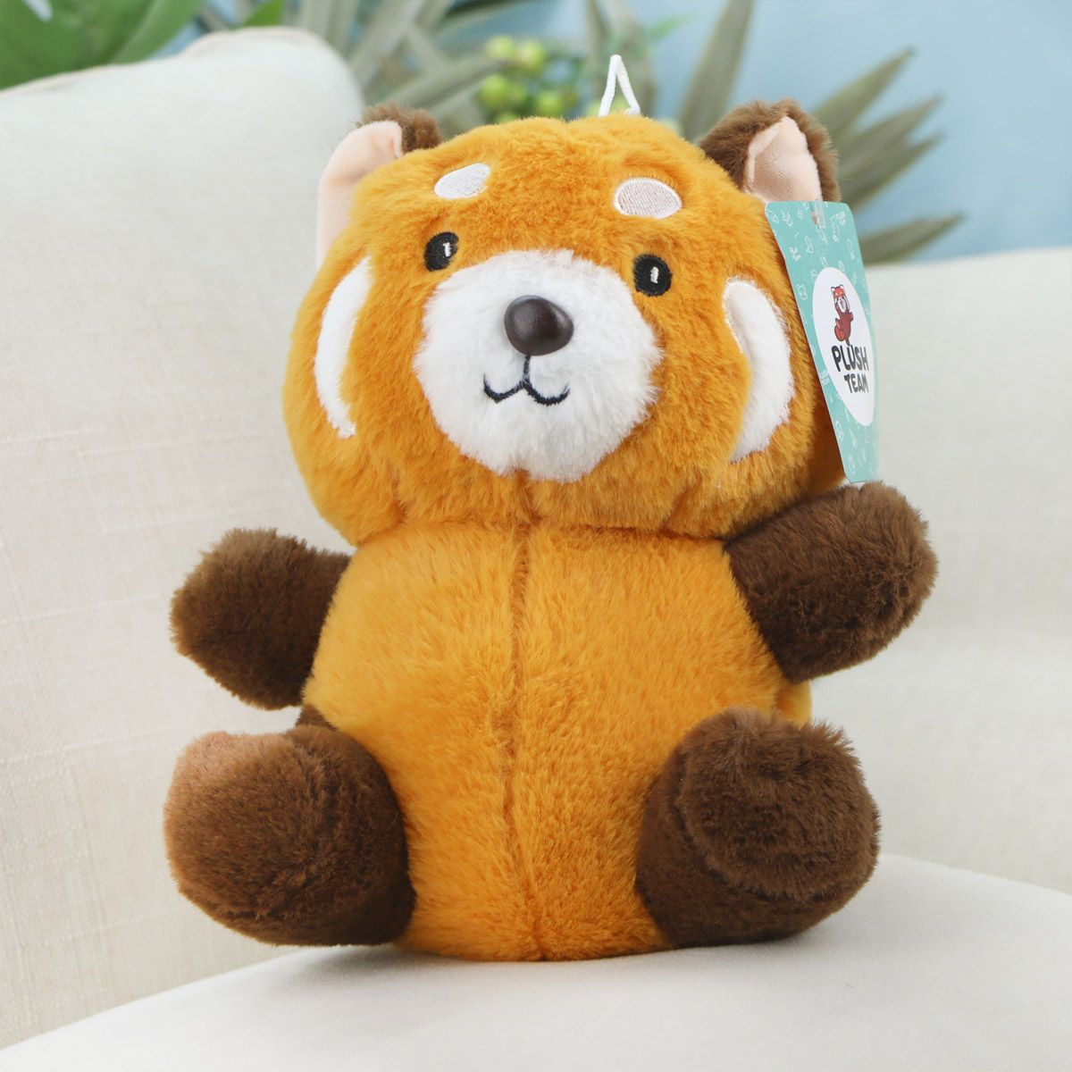 Красная панда сидячая, 22 см от plush.team