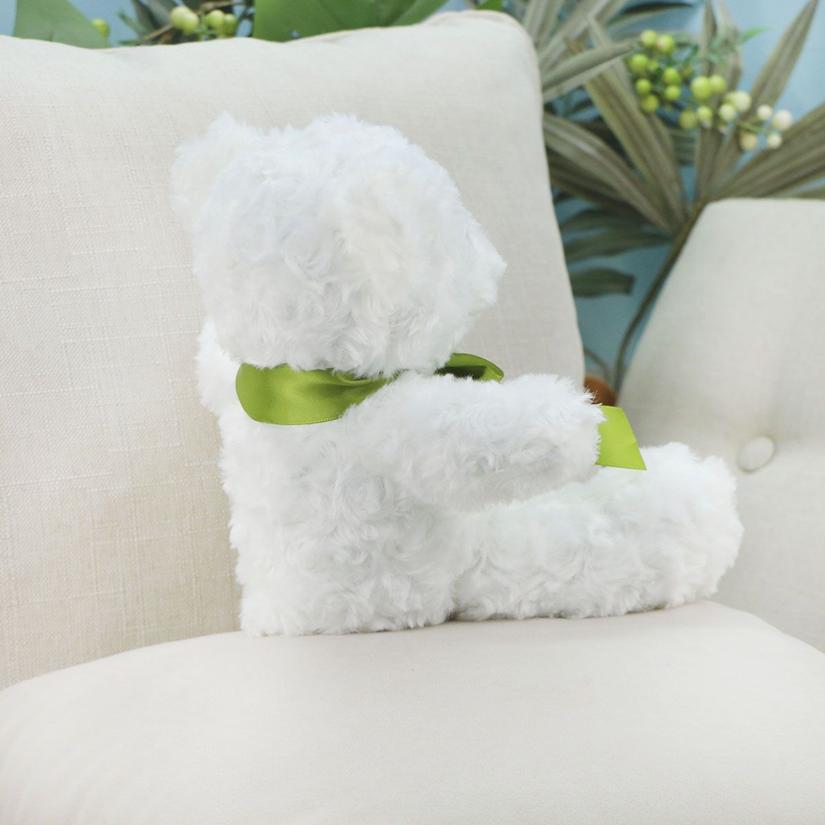 Мишка Коул, 27 см (Белый) от plush.team