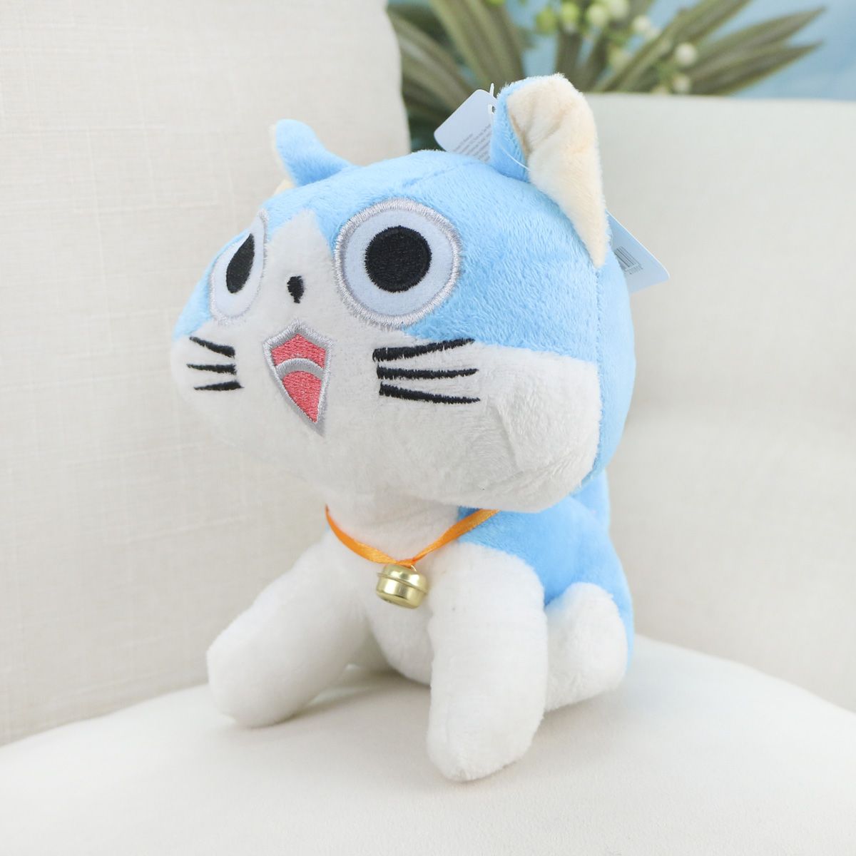 Котик в ошейнике в ассортименте, 16 см от plush.team