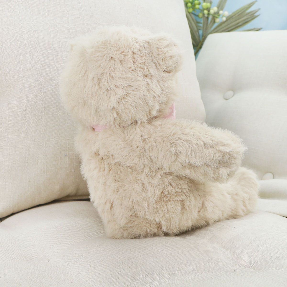 Медведь Давид с лентой, 30 см (Бежевый) от plush.team